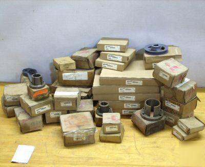 New 33PC browning sheaves bushing pulley & sprocket lot