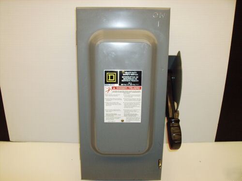 New square d safety switch disconnect HU362 60 amp 