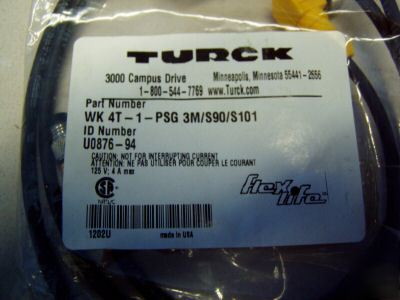 New turck cordset wk-4T-1-psg-3M/S90/S101 - 