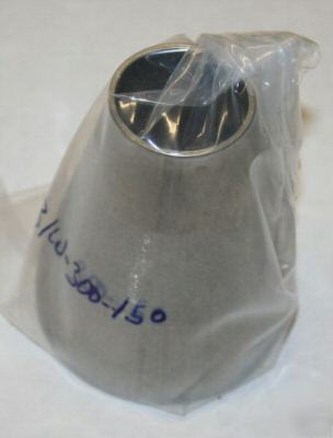 Nor-cal products conical reducer b-31W-400-200-316L