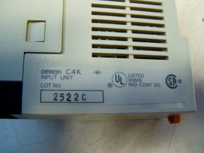 Omron input unit m/n: C4K-id w/ C4K-CN502 cable