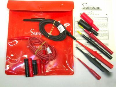 Simpson 14 pc. test lead kit cat. 05577