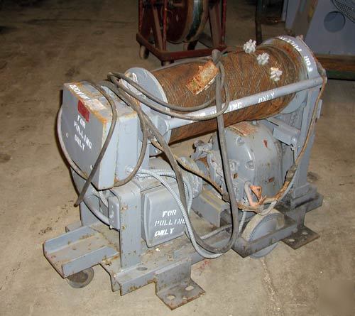 Westinghouse cable winch 1000 lb capacity