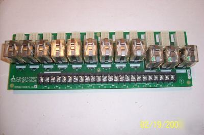 1 mitsubishi C2N624C007B standard relay board/w relays