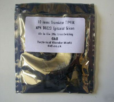 10 items TIP41A transistors