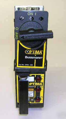 Lot of 6 - bussman optima opm-sw protection module