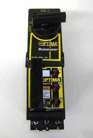 Lot of 6 - bussman optima opm-sw protection module