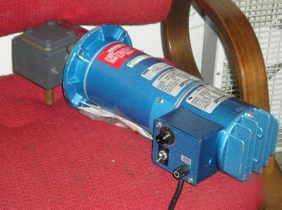 New graham- 1/3HP- 90-vdc gearhead motor w/controls - 