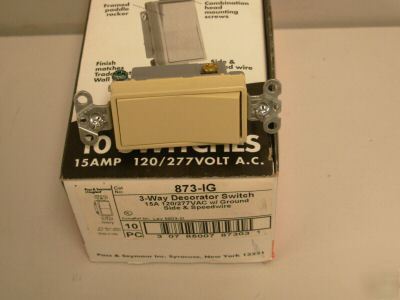 Pass & seymour legrand 3-way decorator switch 873-ig