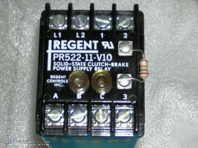 Regent controls clutch brake power supply relay 
