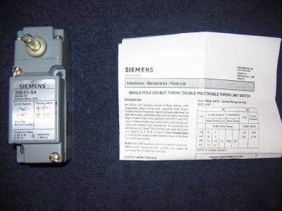 Siemens 3SE03-AR1 plug-in limit switch, rotary