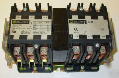 Square d high current hoist contactor 8965DPR63V02 