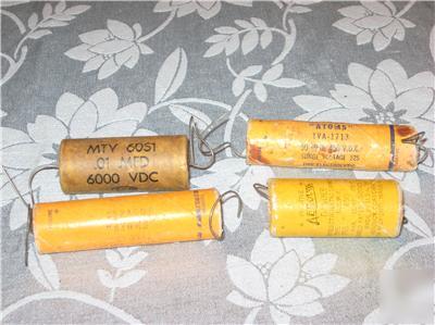 Vintage electornic components capacitor aerovox sprauge
