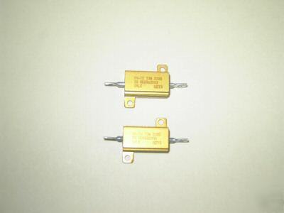 200 ohm 10 watt power resistor gold aluminum metal case