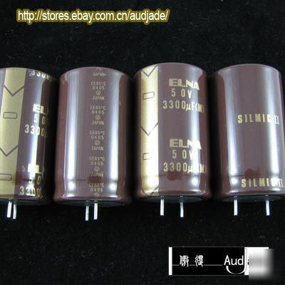 2PCS 3300UF 50V elna silmicii rfs hi-end audio cap