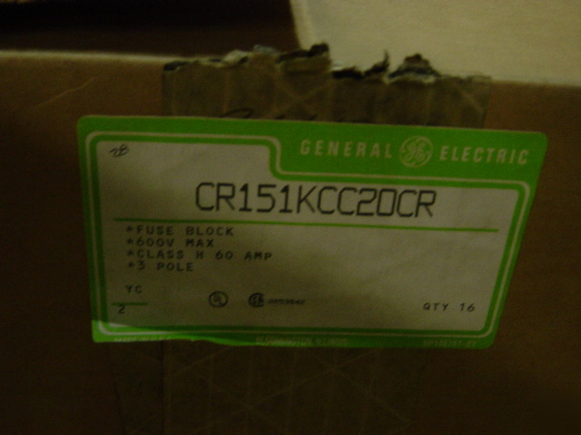 Ge CR151KCC20CR fuse block 3 pole