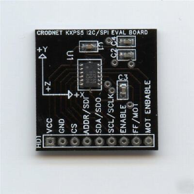 KXPS5 3G 3-axis accelerometer development board pic avr