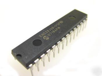Microchip ENC28J60 ethernet controller spi interface