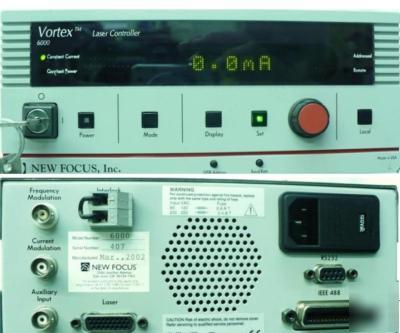 New focus inc. vortex 6000 laser controller used