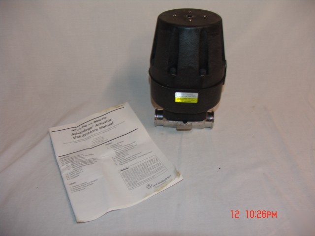 New itt 1 1/2 pure-flo sanitary diaphragm valve 