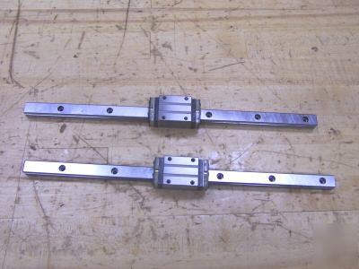 New nsk linear rails w/ 2 bearing cartridges ~ ~surplus~