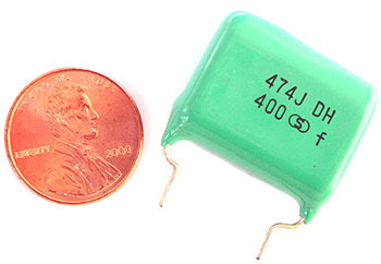Radial film capacitors ~ .47UF .47 uf 400V 5% (25