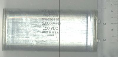 Sangamo electrolytic capacitor 5,000MF/150V