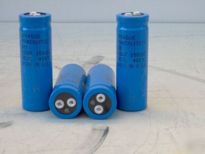 Sprague powerlytic 36D 900UF-150 vdc capacitor 85* c