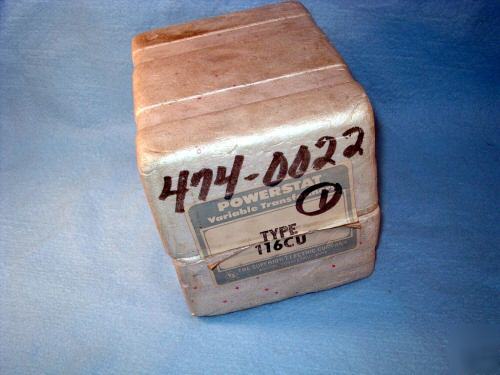 Superior powerstat variable transformer variac - nos