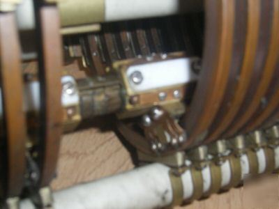 Two powerfull anode var. coils from a power amplifier.