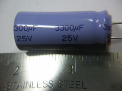 3300UF 25 volt radial capacitors