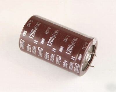 6 1200UF 200V ucc snap in KMH200VN122M30X50T2 capacitor