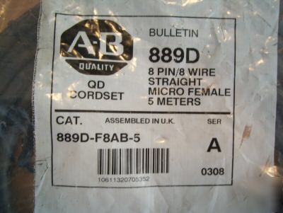 A-b cable 8PIN/8WIRE5 meters 889D-F8AB-5 we have others
