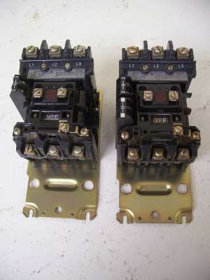 Allen bradley 509-bod size 1 motor starter lot of 2