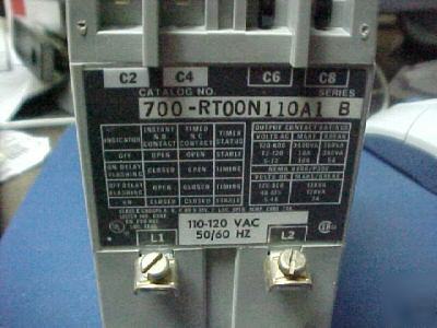 Allen bradley 700-RT00N110A1 series b relay