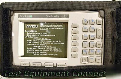 Anritsu S332D site master cable & antenna analyzer