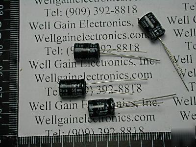 Cde 50UF 16V electrolytic capacitor -40+85'c d=8X h=11