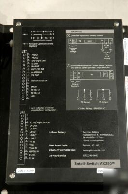 Entelli-switch MX250 microprocessor controller qt. 2