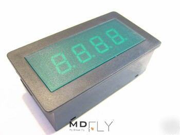 Green 0-200V dc digits volt voltage panel meter digital