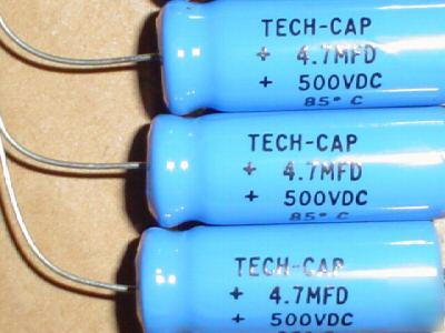 New 25 high volt 500V 4.7UF axial capacitor capacitors 