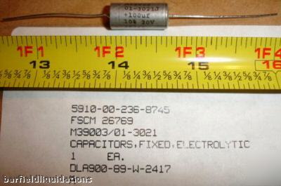 New lot 70 20V ele capacitors p/n:M39003/01-3021