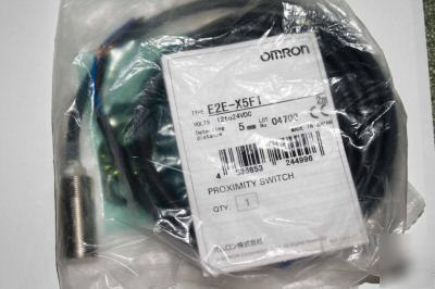 New omron E2E-X5F1 proximity switch 12 to 24 volt