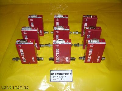 Stec sec-7330 mfc mass flow controllers lot of 9