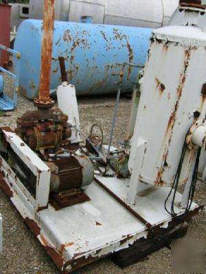 Used 15 hp nash vacuum pump model cl-302 (8001-rrx)