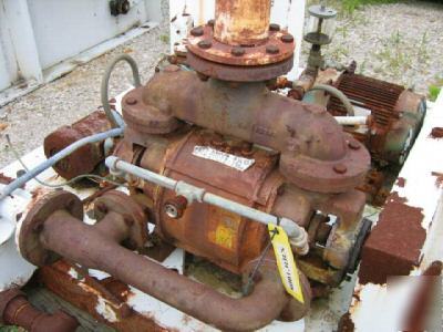 Used 15 hp nash vacuum pump model cl-302 (8001-rrx)