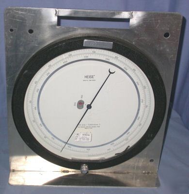Heise cc-113181 dial pressure gauge 350 in. water