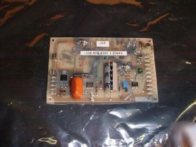 K&t kt power supply -15V sw reg assy 1-20643 cnc pcb