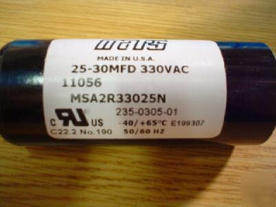 New 2PCS mars 330V 25-30UF a/c motor start capacitors 