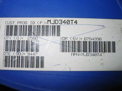 New MJD340T4 mot npn compl power t/r 340T 5400PCS