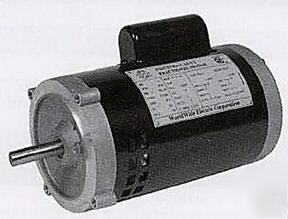 New electric jet pump motor, 1/2 hp, 56C frame, tefc